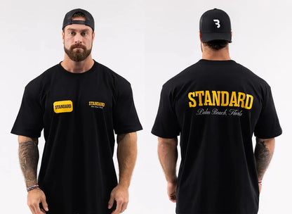Mens Compression Tee Shirts, Athletic Training Top Lightweight Oversized Gym T Shirt for Men High Quality Fitness Workout