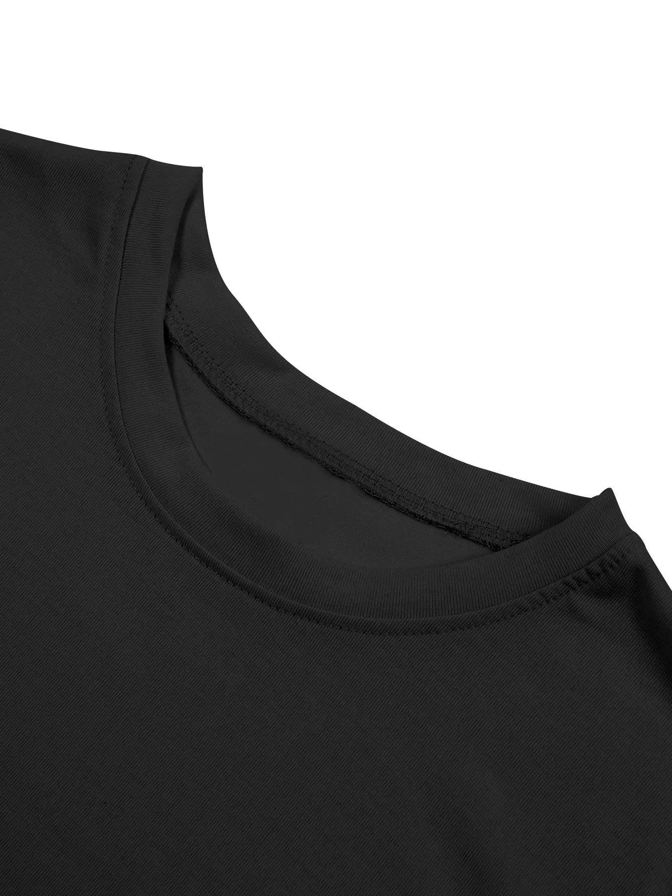 MenS Casual Graphic TShirt MONASTERY COUTURE Print Black Short Sleeve Tee for Summer Comfortable Round Neck