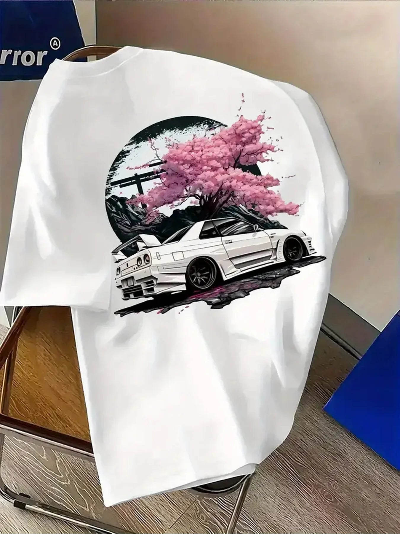 Men'S Racing Graphic Tee Lightweight Breathable T-Shirt Designed for Car Enthusiasts, Casual Shirt with Heat Transfer Prints