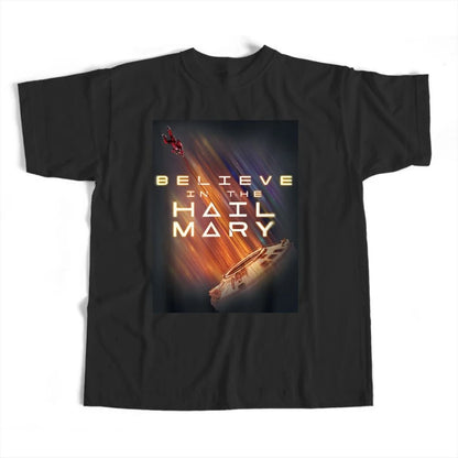 Mens T Shirt Project Hail Mary Print Summer Tee Harajuku Unisex Loose Fit Casual Streetwear Graphic Fashion Trend Hot Sale Cool