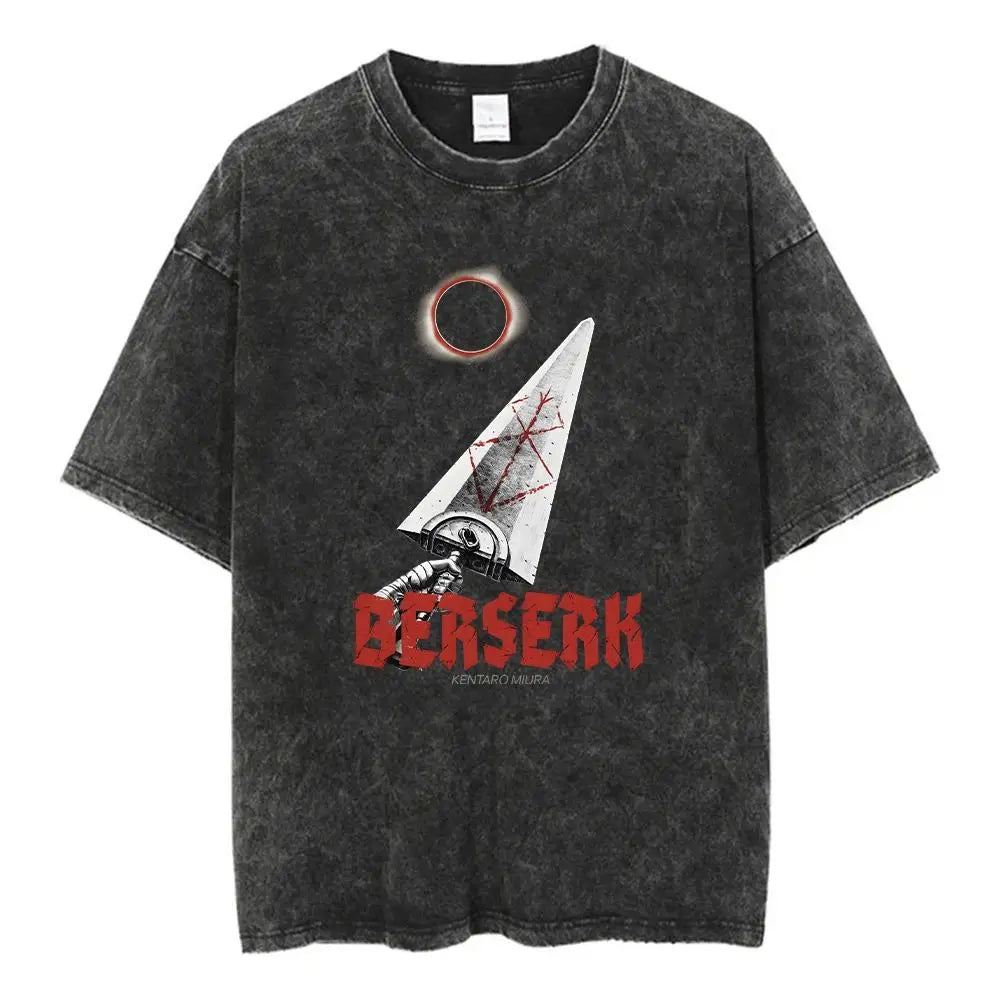 Mens Clothes Tee Shirt Homme Graphic T-Shirts Men Tshirt for Men Ropa Hombre Vintage Anime Printed Washed New in Top Tees 61364