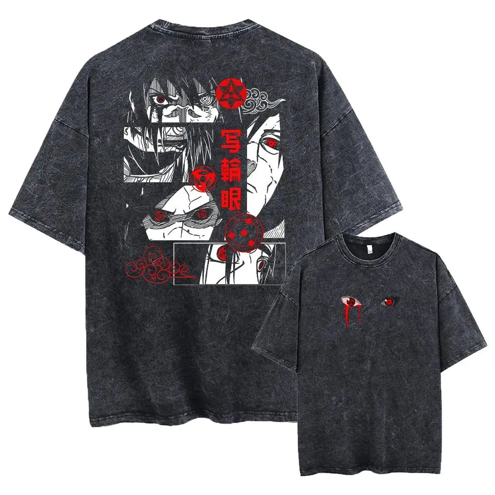 Mens Clothes Tee Shirt Homme Graphic T-Shirts Men Tshirt for Men Ropa Hombre Vintage Anime Printed Washed New in Top Tees 61364