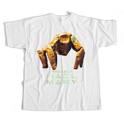 Mens T Shirt Project Hail Mary Print Summer Tee Harajuku Unisex Loose Fit Casual Streetwear Graphic Fashion Trend Hot Sale Cool
