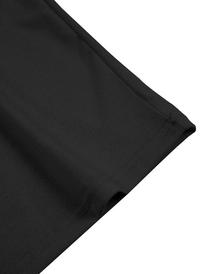 MenS Casual Graphic TShirt MONASTERY COUTURE Print Black Short Sleeve Tee for Summer Comfortable Round Neck