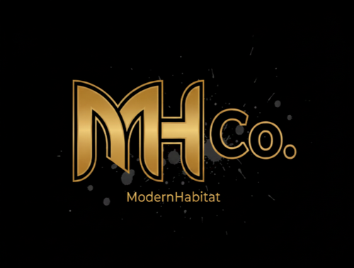 Gold 'MH Co.' logo on a white background